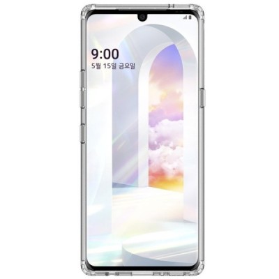 LG Velvet (LM-G900EM) твердый силиконовый прозрачный акриловый чехол из TPU | Vacins.lv