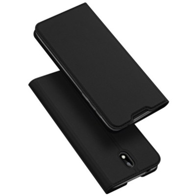 „Dux Ducis“ Skin серии Nokia 1.3 чёрный кожаный чехол-книжка | Vacins.lv