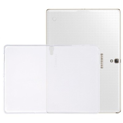 Samsung Galaxy Tab S 10.5 (T805, T800) твердый силиконовый прозрачный чехол из TPU - задняя часть | Vacins.lv
