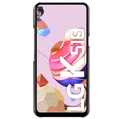 Soft Slim LG K51s (LM-K510) melns ādas apvalks | Vacins.lv