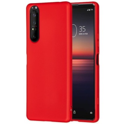 Sony Xperia 1 II Shell (TPU) твердый силиконовый чехол - красный | Vacins.lv