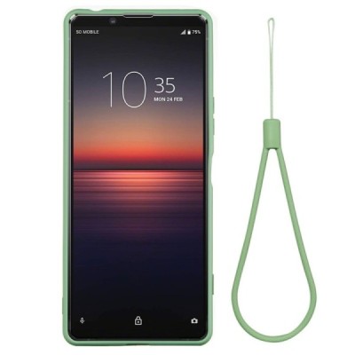 Sony Xperia 1 II Shell (TPU) твердый силиконовый чехол - зелёный | Vacins.lv