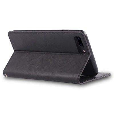 „AZNS“ Retro Apple iPhone 7 Plus (iPhone 8 Plus) открываемый чёрный кожаный чехол - книжка | Vacins.lv