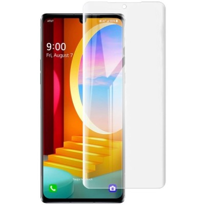 Прозрачная защитная пленка для экрана LG Velvet (LM-G900EM) (полное покрытие) | Vacins.lv