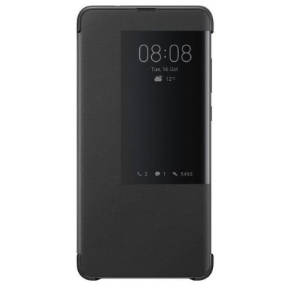 Официальный Huawei Mate 20 Smart View Flip Cover чёрный чехол-книжка | Vacins.lv