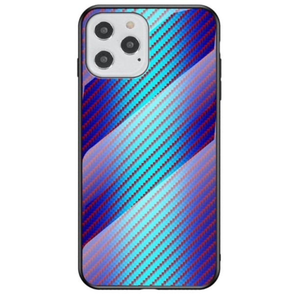 „Fiber“ твердый силиконовый (TPU) чехол - синий (iPhone 12 / 12 Pro)