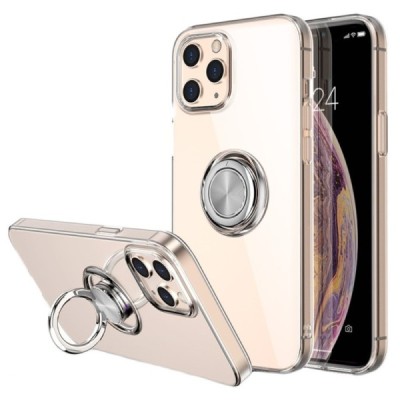 Apple iPhone 12 (12 Pro) „Sheet“ Kickstand (TPU) прозрачный чехол | Vacins.lv