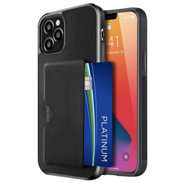 „Dux Ducis“ Pocard чехол - чёрный (iPhone 12 / 12 Pro)