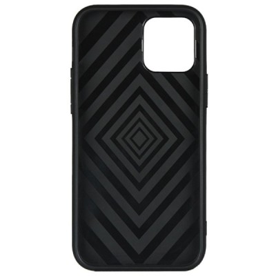 Apple iPhone 12 (12 Pro) „Shell“ Kickstand (TPU) melns apvalks | vacins.lv
