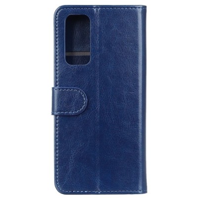 Samsung Galaxy S20 FE (Fan Edition) открываемый синий кожаный чехол - книжка | Vacins.lv