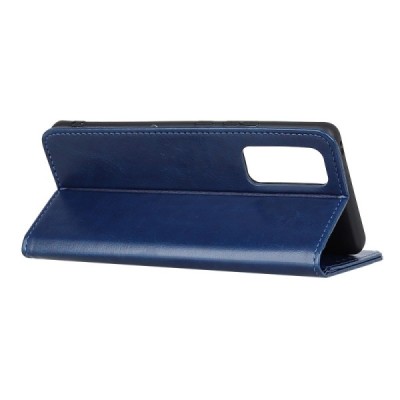 Samsung Galaxy S20 FE (Fan Edition) открываемый синий кожаный чехол - книжка | Vacins.lv