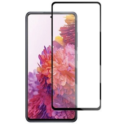 Samsung Galaxy S20 FE (Fan Edition) Mocolo Tempered Glass melns ekrāna aizsargstikls | Vacins.lv