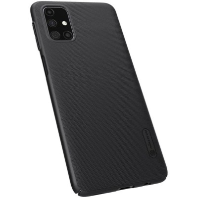 Samsung Galaxy M31s (M317F) Nillkin Frosted Shield черный пластиковый чехол | Vacins.lv