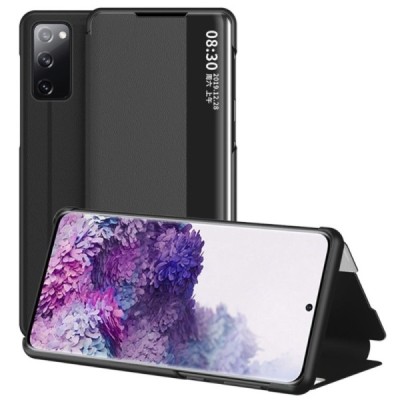 Samsung Galaxy S20 FE (Fan Edition) View Line melns atvērams maciņš (maks) | Vacins.lv