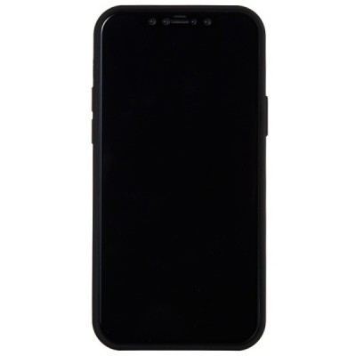 Твердый силиконовый чехол (TPU) для Apple iPhone 12 (12 Pro) - чёрный | Vacins.lv