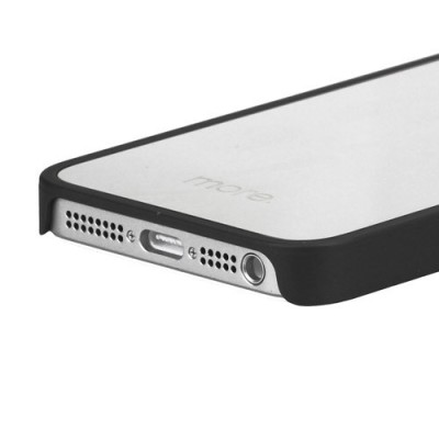 Melns „More“ spogulis Apple iPhone 5, 5S apvalks / vacins.lv