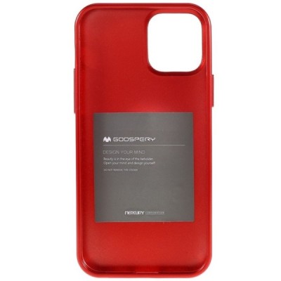 Apple iPhone 12 (12 Pro) Mercury твердый силиконовый чехол (TPU) - красный | Vacins.lv