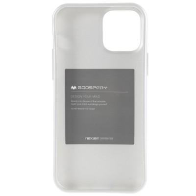 Apple iPhone 12 (12 Pro) Mercury твердый силиконовый чехол (TPU) - серебристый | Vacins.lv
