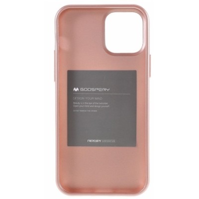 Apple iPhone 12 (12 Pro) Mercury твердый силиконовый чехол (TPU) - светло-розовый | Vacins.lv