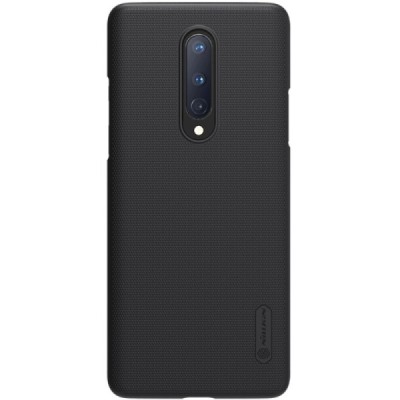 Nillkin Frosted Shield OnePlus 8 черный пластиковый чехол | Vacins.lv