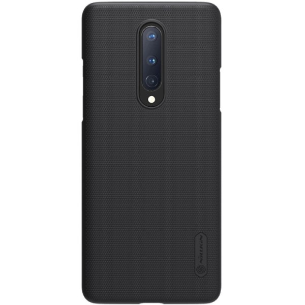 „Nillkin“ Frosted Shield futrālis - melns (OnePlus 8)