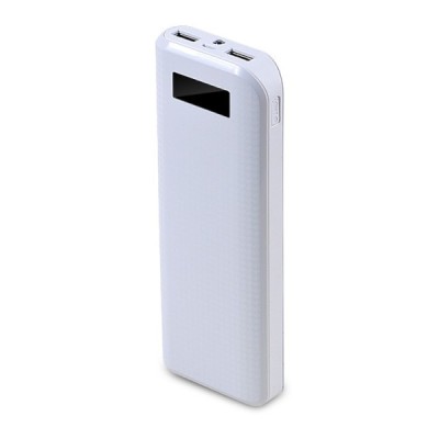 Remax rezerves ārējais pārnesājams litija jonu akumulators (20000 mAh), ang. Power bank - balta / Vacins.lv
