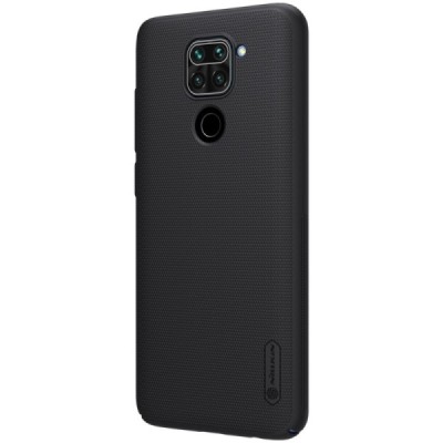 Xiaomi Redmi Note 9 Nillkin Frosted Shield черный пластиковый чехол | Vacins.lv