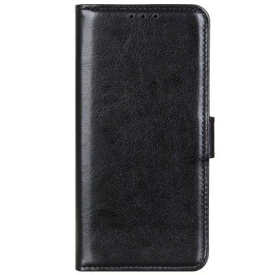 Xiaomi Redmi Note 9 открываемый чёрный кожаный чехол - книжка | Vacins.lv