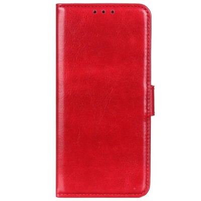 Xiaomi Redmi Note 9 открываемый красный кожаный чехол - книжка | Vacins.lv