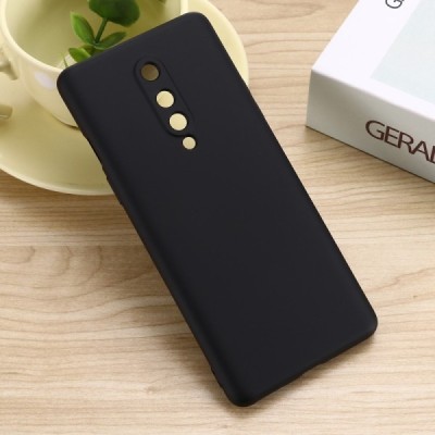 OnePlus 8 Shell cieta silikona (TPU) melns apvalks | vacins.lv