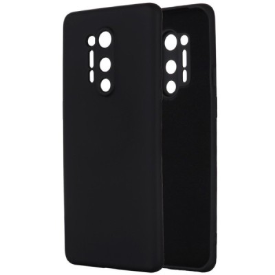 OnePlus 8 Pro Shell (TPU) твердый силиконовый чехол - чёрный | Vacins.lv