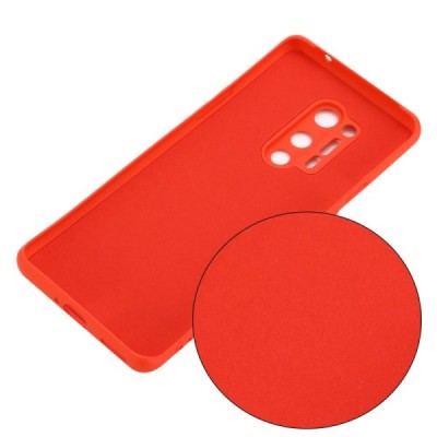 OnePlus 8 Pro Shell (TPU) твердый силиконовый чехол - красный | Vacins.lv