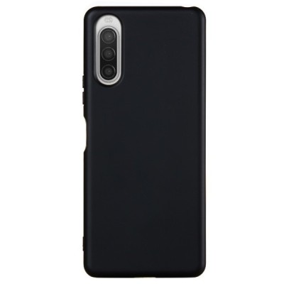 Sony Xperia 10 II Shell (TPU) твердый силиконовый чехол - чёрный | Vacins.lv