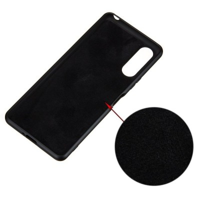Sony Xperia 10 II Shell (TPU) твердый силиконовый чехол - чёрный | Vacins.lv