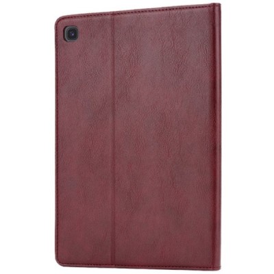 Greznais „Comma“ sērijas ādas atvērams bordo Samsung Galaxy Tab A7 10.4 2020 (T505,T500) futrālis | Vacins.lv