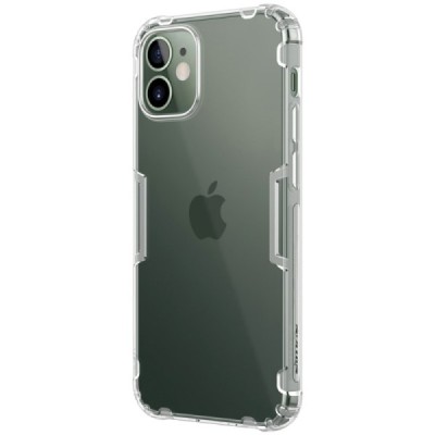 Apple iPhone 12 Mini Nillkin Nature тонкий прозрачный силиконовый чехол (TPU) | Vacins.lv