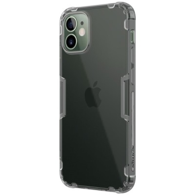 Apple iPhone 12 Mini Nillkin Nature тонкий серый силиконовый чехол | Vacins.lv