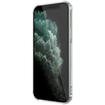 Apple iPhone 12 Pro Max Nillkin Nature тонкий прозрачный силиконовый чехол (TPU) | Vacins.lv