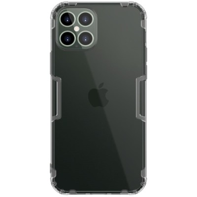 Apple iPhone 12 Pro Max Nillkin Nature тонкий серый силиконовый чехол (TPU) | Vacins.lv