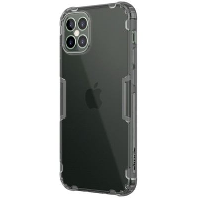 Apple iPhone 12 Pro Max Nillkin Nature тонкий серый силиконовый чехол (TPU) | Vacins.lv