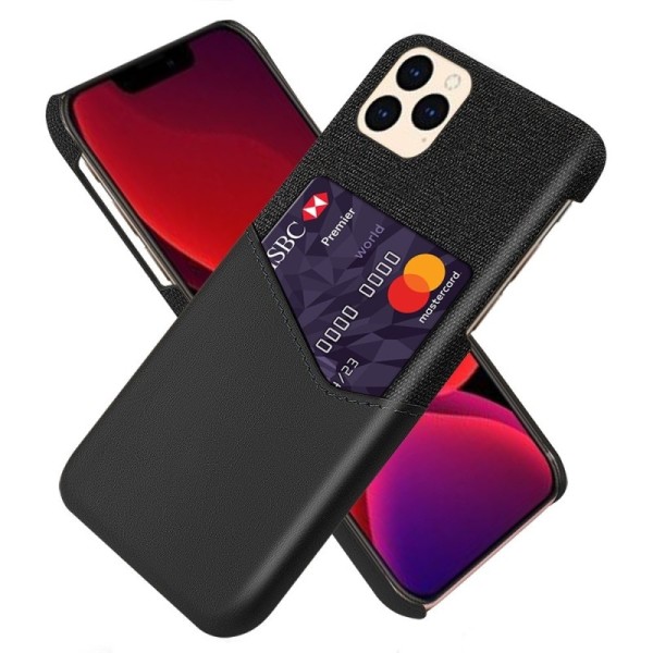Кожаный чехол „KSQ“ Shell - чёрный (iPhone 12 / 12 Pro)
