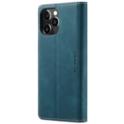 Apple iPhone 12 (12 Pro) CaseMe Retro открываемый, зелёного цвета, кожаный чехол – книжка | Vacins.lv