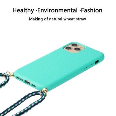 Apple iPhone 12 (12 Pro) Strap твердый силиконовый чехол из TPU мятного цвета | Vacins.lv