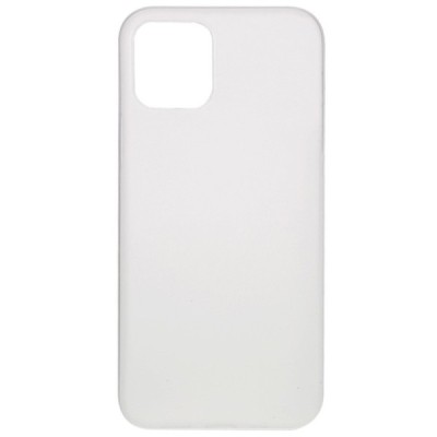 Самый тонкий в мире пластиковый прозрачный белый чехол для Apple iPhone 12 (12 Pro) | Vacins.lv