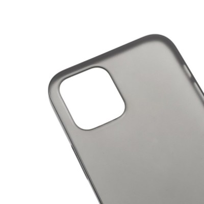 Самый тонкий в мире пластиковый прозрачный серый чехол для Apple iPhone 12 (12 Pro) | Vacins.lv
