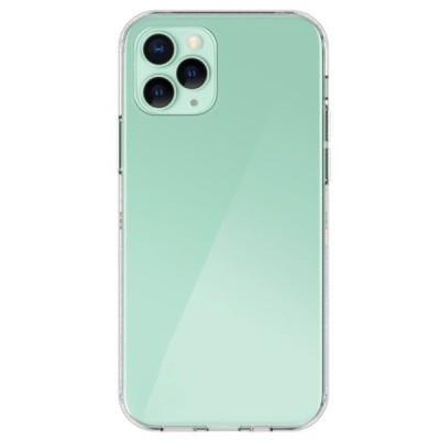 Apple iPhone 12 (12 Pro) твердый силиконовый (TPU) чехол прозрачный | Vacins.lv