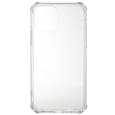 Apple iPhone 12 (12 Pro) усиленный защитный прозрачный твердый силиконовый чехол (TPU) | Vacins.lv