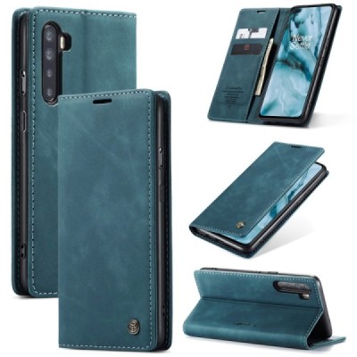 OnePlus Nord CaseMe Retro открываемый, зелёного цвета, кожаный чехол – книжка | Vacins.lv