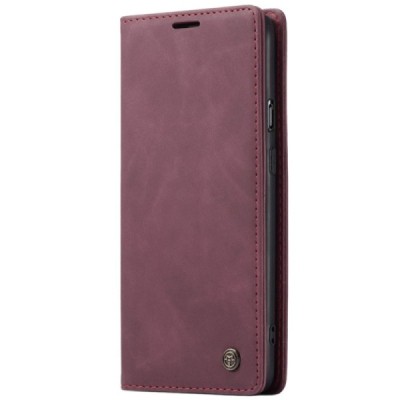 OnePlus Nord CaseMe Retro открываемый, бордогово цвета, кожаный чехол – книжка | Vacins.lv
