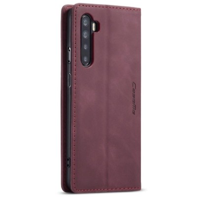 OnePlus Nord CaseMe Retro открываемый, бордогово цвета, кожаный чехол – книжка | Vacins.lv